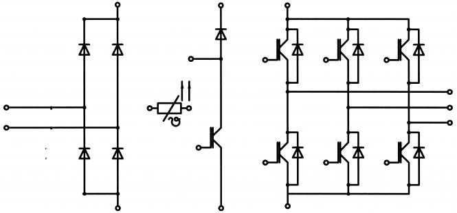 شماتیک IGBT SKM75GB12T4 | SKM75GB128D آی جی بی تی سمیکرون